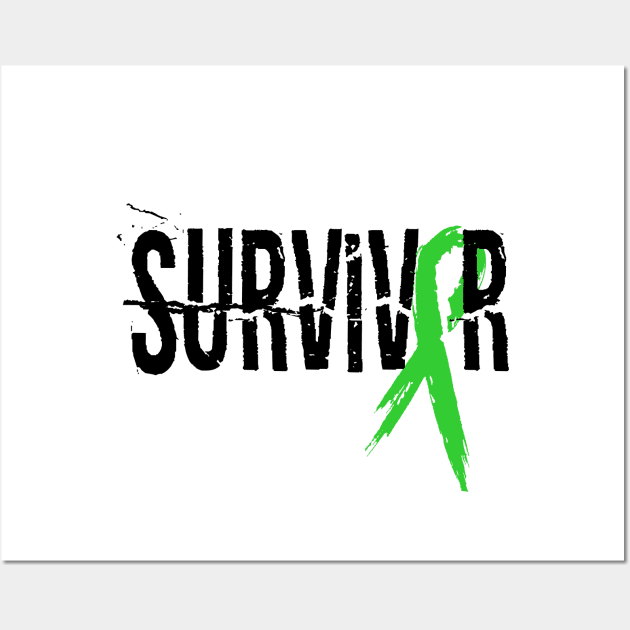 TBI Survivor Ribbon Wall Art by survivorsister